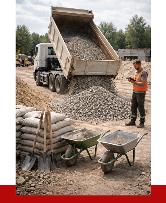 Доставка нерудных материалов в Благовещенске от 1246 руб. | ПРОНЕРУДБгв