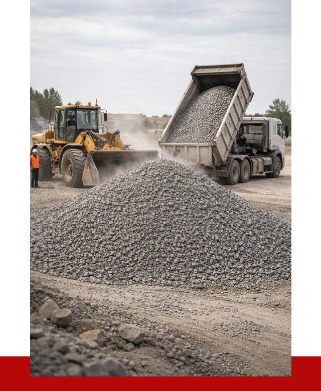 Купить щебень с доставкой в Благовещенске от 2597 руб. | ПРОНЕРУДБгв