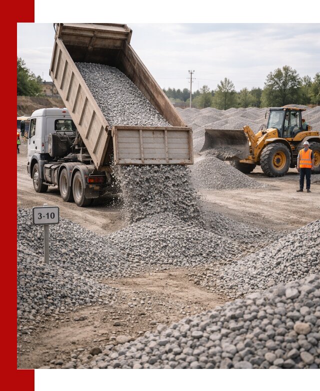 Гранитный щебень фракции 3–10: доставка и продажа в Благовещенске