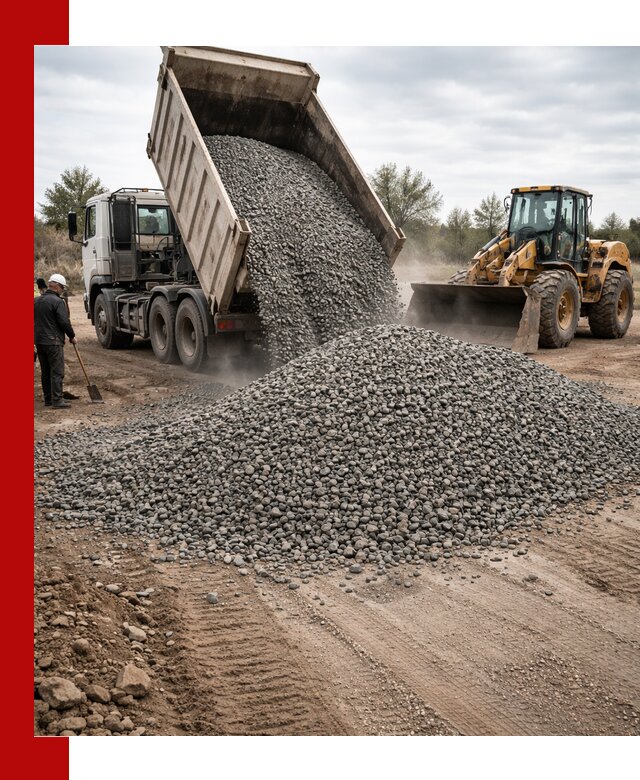 Гранитный щебень фракция 10-20 с доставкой в Благовещенске