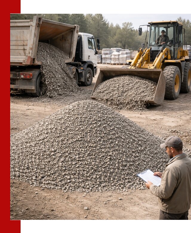 Гравийный щебень фракция 5–10 с доставкой в Благовещенске