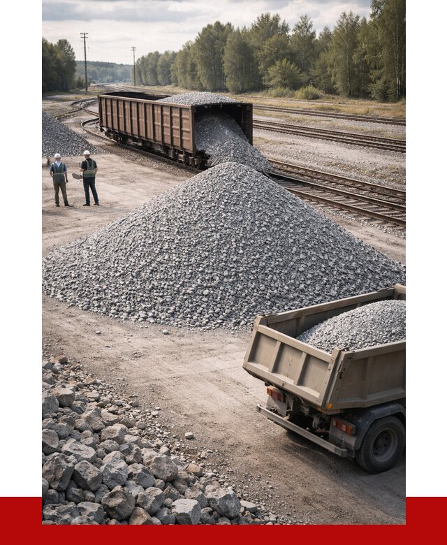 Железнодорожный щебень 20-60 в Благовещенске от 1766 р. | ПРОНЕРУДБгв