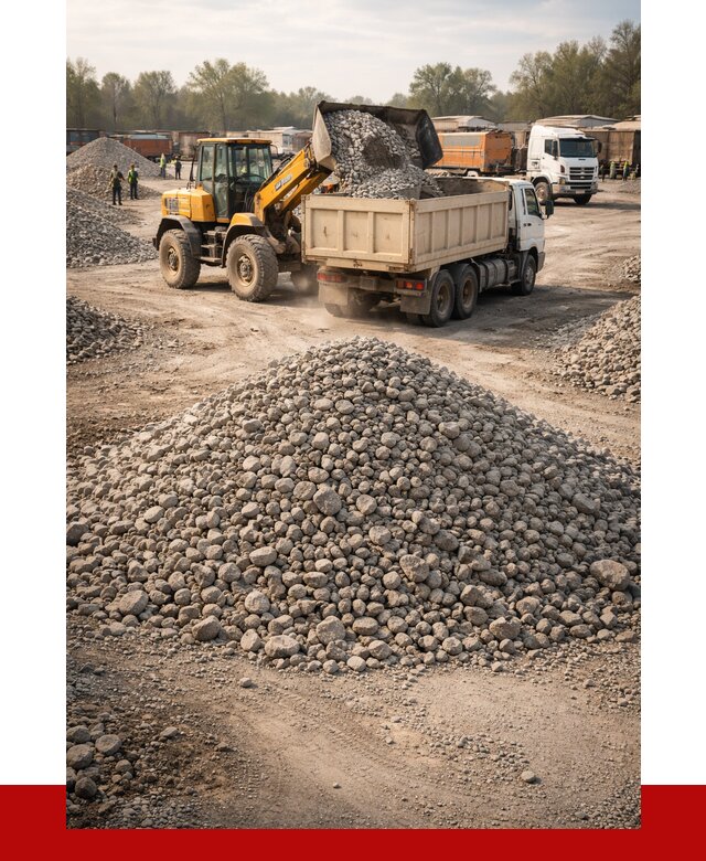Вторичный щебень фракция 40-70 в Благовещенске от 1807 р, ПРОНЕРУДБгв
