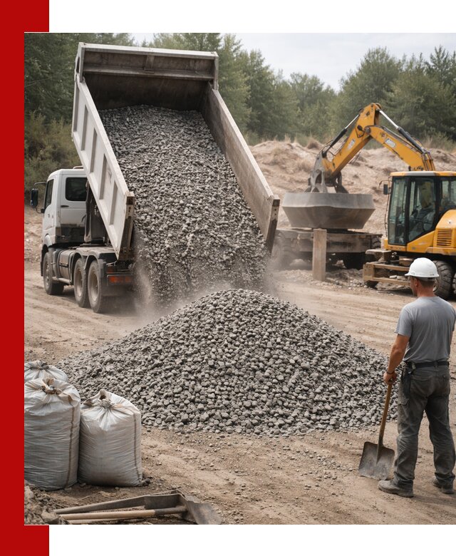 Доставка и продажа бетонного щебня в Благовещенске