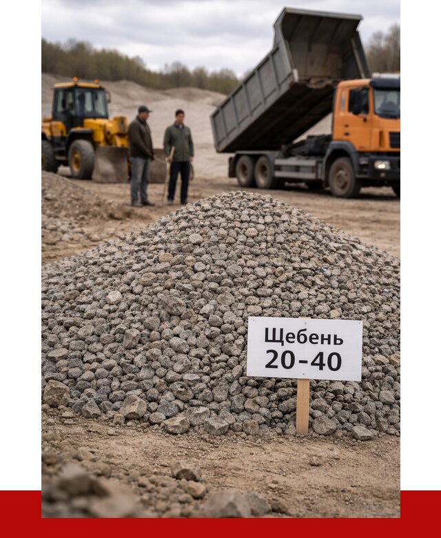 Бетонный щебень фракция 20-40 в Благовещенске от 2545 р. | ПРОНЕРУДБгв