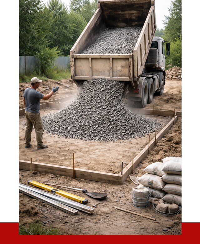 Купить щебень для фундамента в Благовещенске от 4674 р. | ПРОНЕРУДБгв