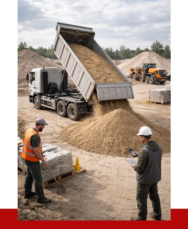 Карьерный песок с доставкой в Благовещенске от 3739 р. ПРОНЕРУДБгв