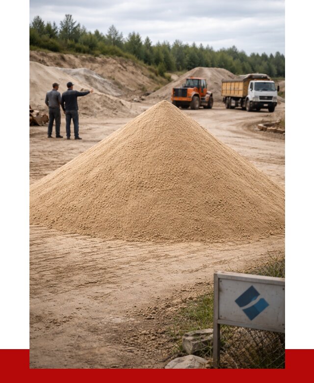 Карьерный песок навалом в Благовещенске от 1869 р. | ПРОНЕРУДБгв