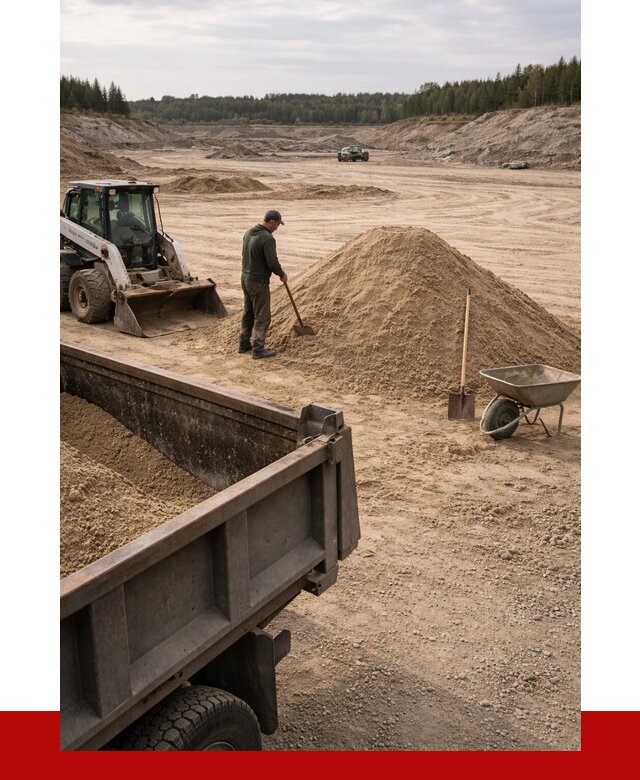 Карьерный песок среднезернистый в Благовещенске, от 2285 р. ПРОНЕРУДБгв