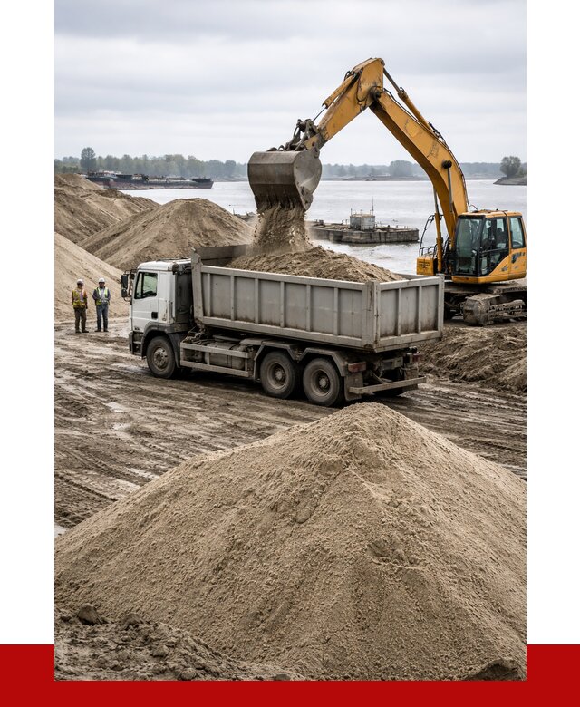 Купить речной песок навалом в Благовещенске от 1869 р., ПРОНЕРУДБгв