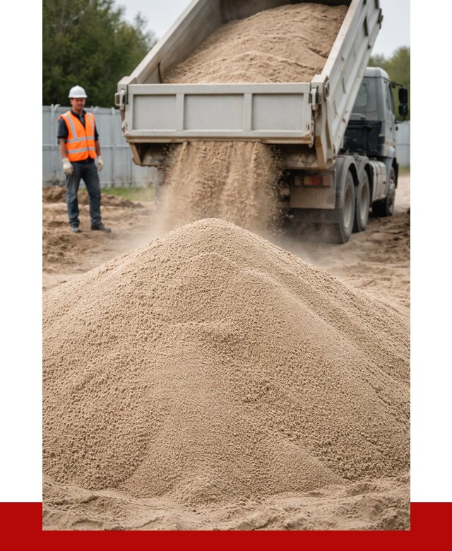 Купить сеяный песок с доставкой в Благовещенске от 2285 р ПРОНЕРУДБгв