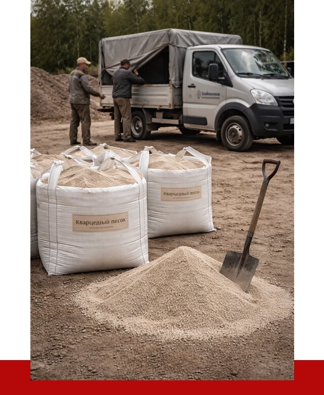 Кварцевый песок для пескоструя в Благовещенске от 4674 р. | ПРОНЕРУДБгв