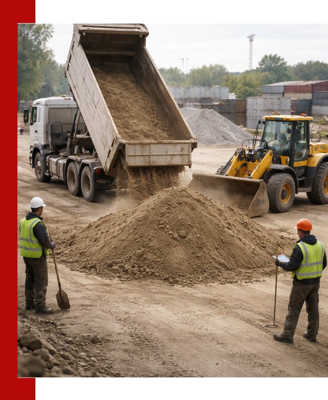 Доставка и продажа пескогрунта оптом и в розницу в Благовещенске