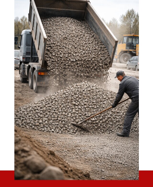 Гравий фракция 20-40 в Благовещенске от 2597 р. доставка | ПРОНЕРУДБгв