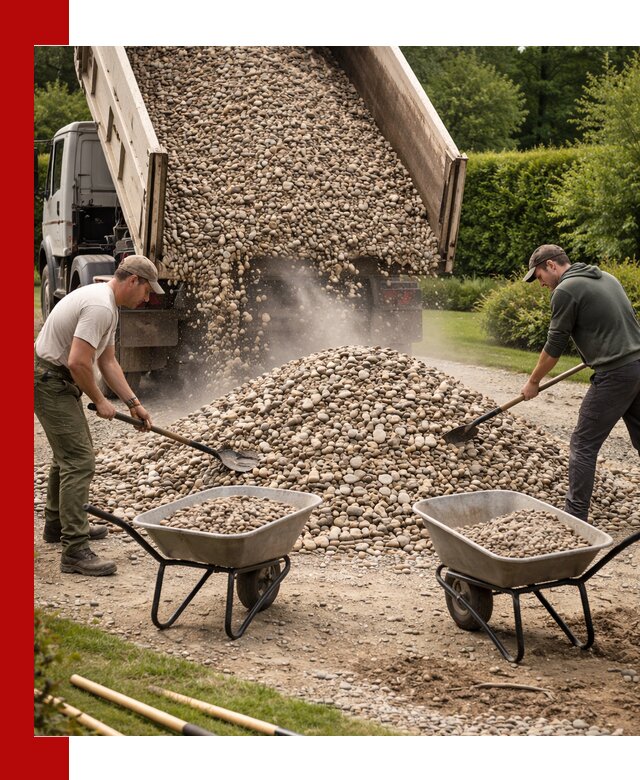 Доставка и продажа декоративной гальки в Благовещенске