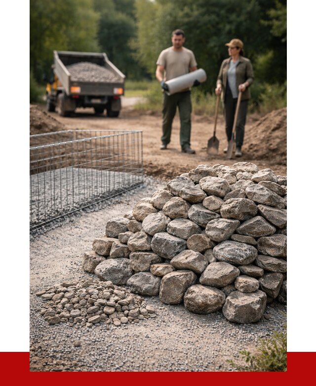 Камень для габионов фракция 100-200 в Благовещенске от 4985 р. | ПРОНЕРУДБгв