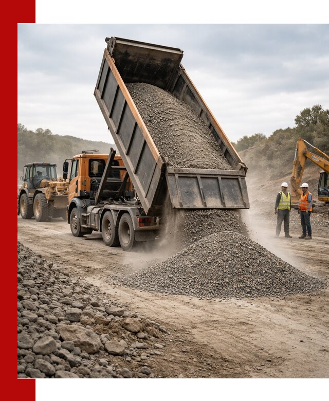 Щебёночно-песчаная смесь ЩПС С1 с доставкой в Благовещенске