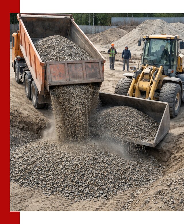 Доставка щпс С9 самосвалами по выгодным тарифам в Благовещенске