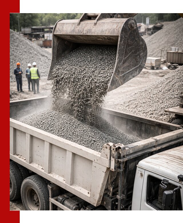 Отсев и крошка для строительства и дорожных работ в Благовещенске