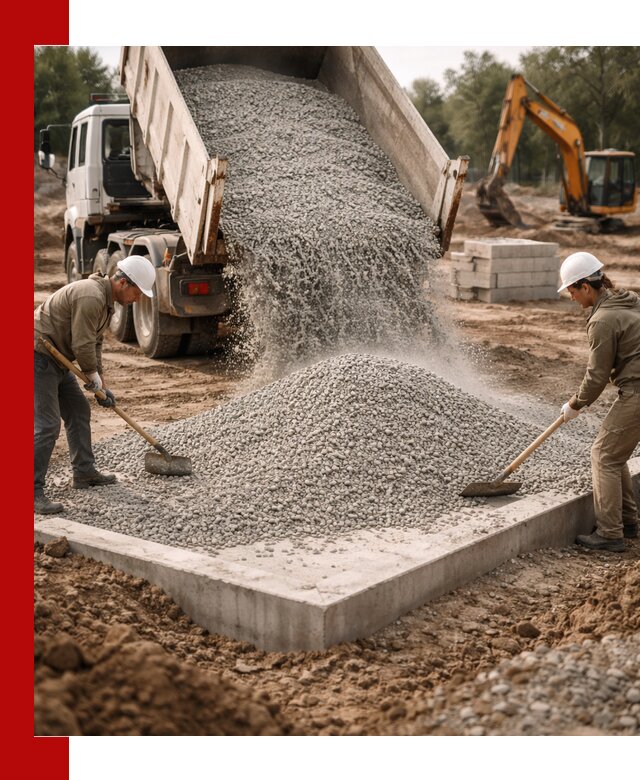 Доставка и продажа отсева для бетона в Благовещенске