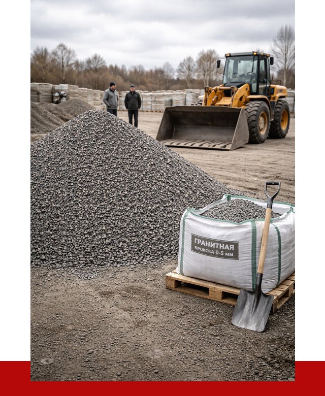Купить гранитную крошку в Благовещенске от 4985 р. с доставкой | ПРОНЕРУДБгв