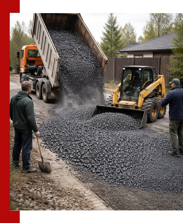 Крошка габбро с доставкой в Благовещенске для строительных работ