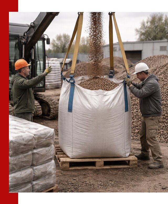 Керамзит в биг-бегах с доставкой в Благовещенске