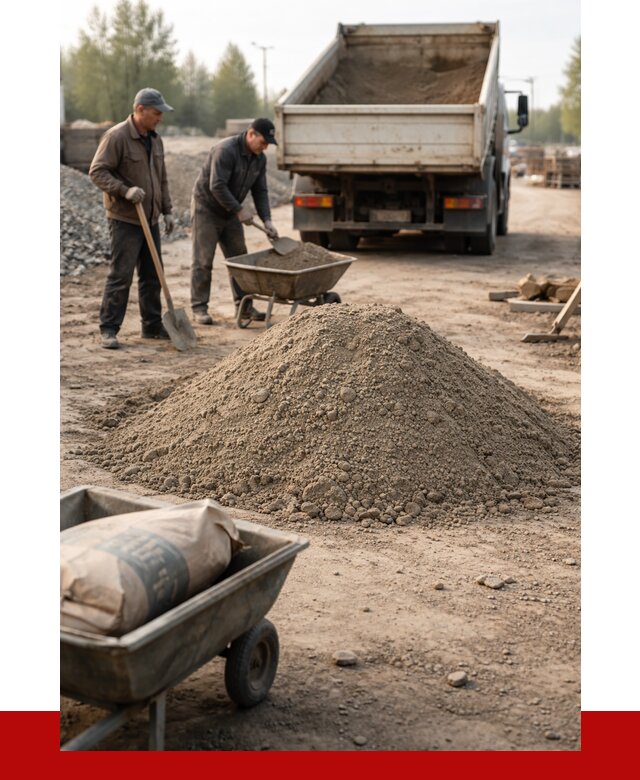 Цементно-песчаная смесь М150 в Благовещенске от 4881 р. | ПРОНЕРУДБгв