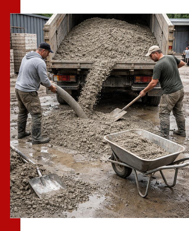 Цементно-песчаная смесь М150 доставка в Благовещенске