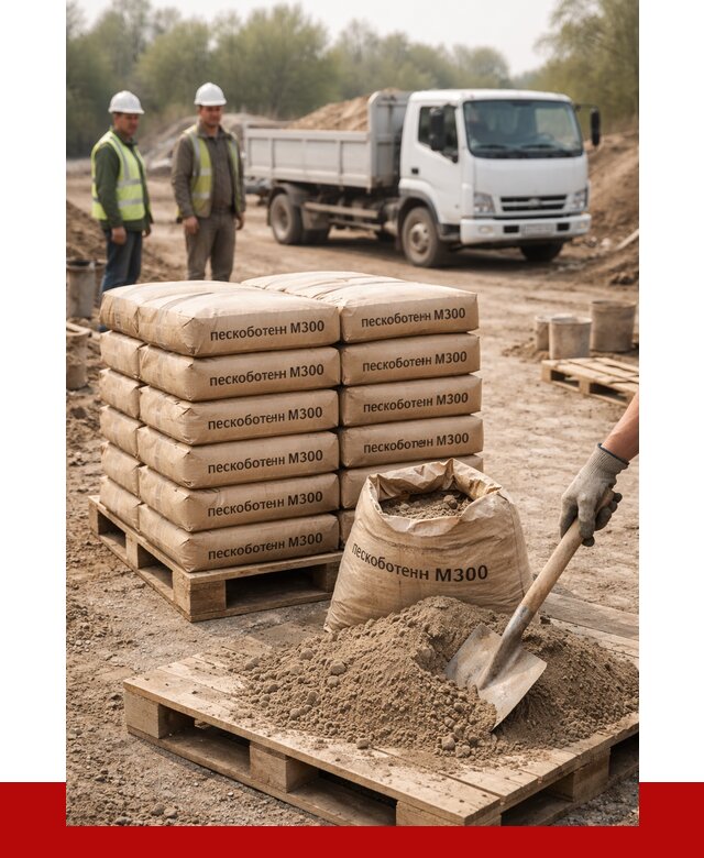 Пескобетон М300 в Благовещенске с доставкой от 4829 р. за куб | ПРОНЕРУДБгв