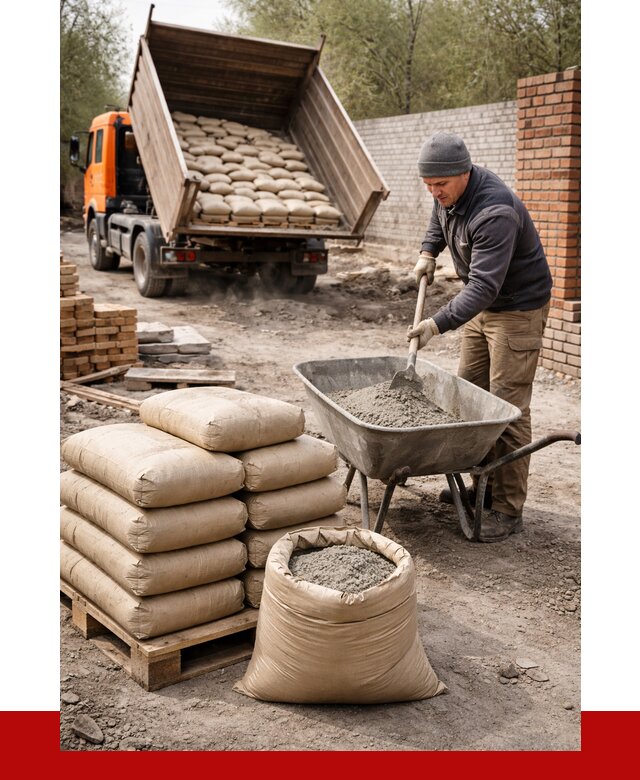 Купить сухую смесь для кладки в Благовещенске от 1246 р. | ПРОНЕРУДБгв