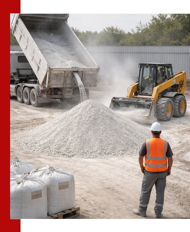 Доставка и продажа известняковой муки в Благовещенске