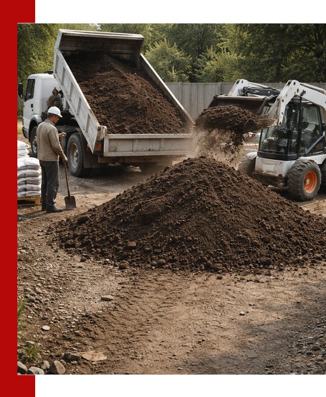 Доставка растительного грунта в Благовещенске от производителя оптом и в розницу