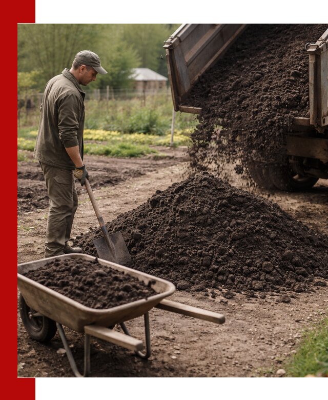 Доставка качественной земли для огорода в Благовещенске