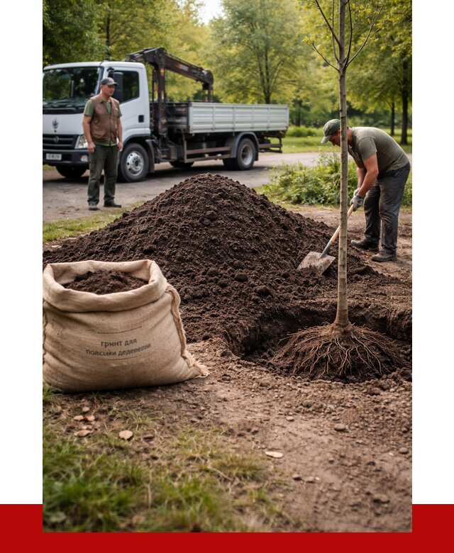Грунт для посадки деревьев в Благовещенске от 1246 р. | ПРОНЕРУДБгв