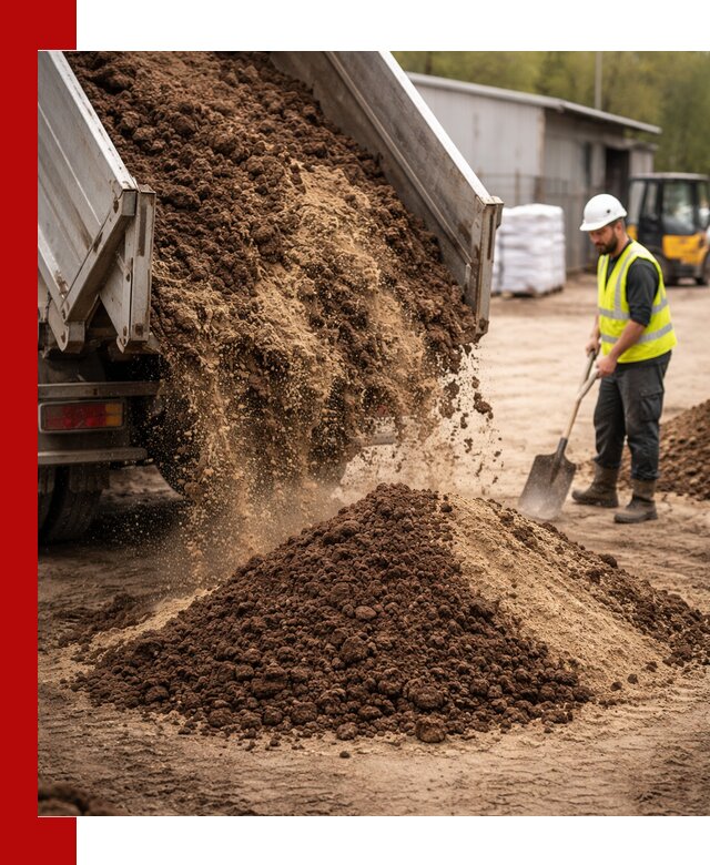 Доставка торфо-песчаной смеси в Благовещенске для строительства и озеленения