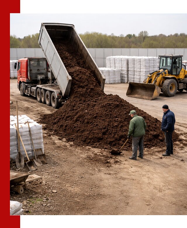 Доставка торфяных смесей оптом и в розницу в Благовещенске