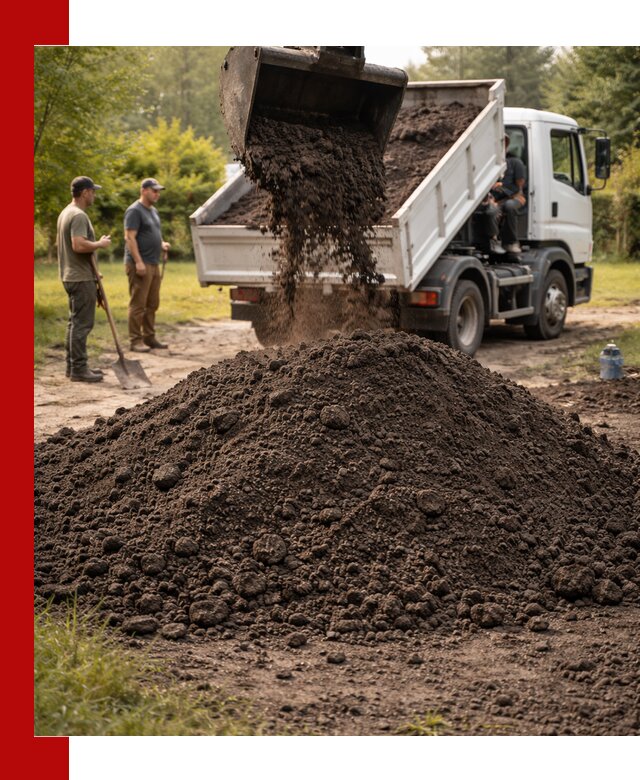 Доставка и продажа чернозема в Благовещенске оптом и в розницу