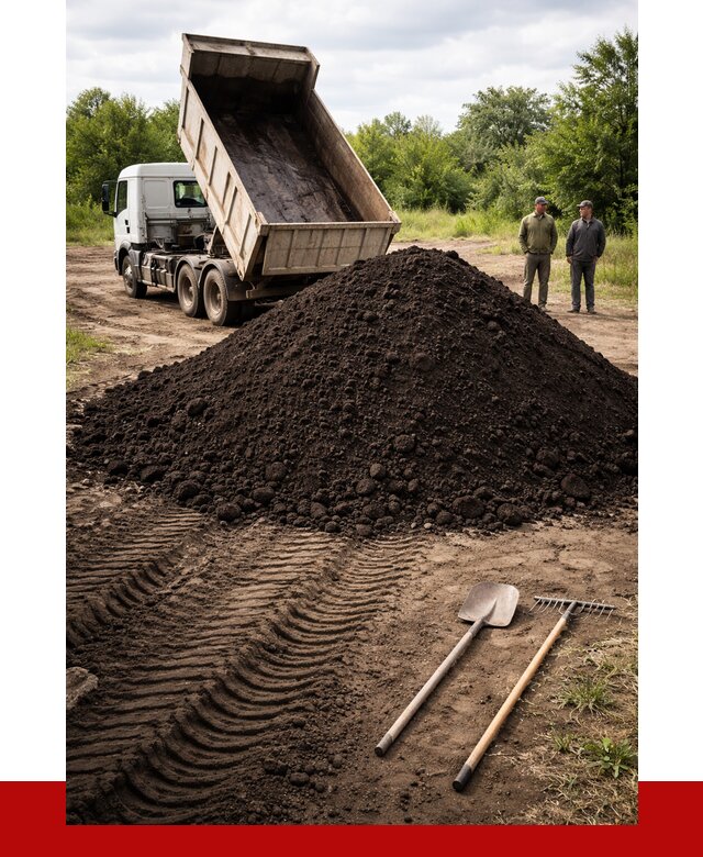 Купить чернозем навалом в Благовещенске от 1246 р. за куб | ПРОНЕРУДБгв