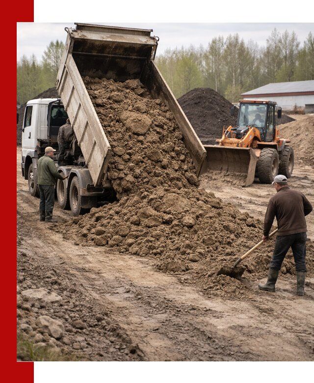 Доставка глин и суглинков в Благовещенске оптом и вкрай