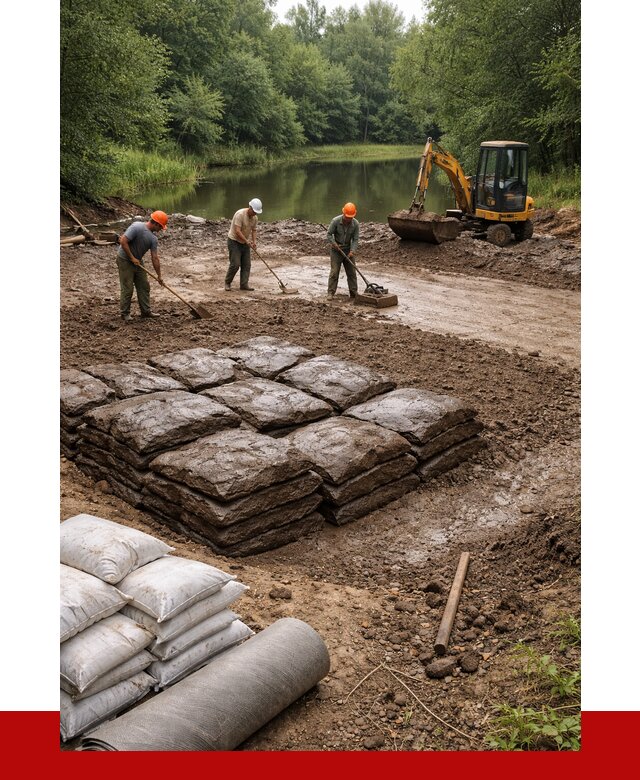 Купить глину для пруда в Благовещенске от 4674 р. с доставкой | ПРОНЕРУДБгв