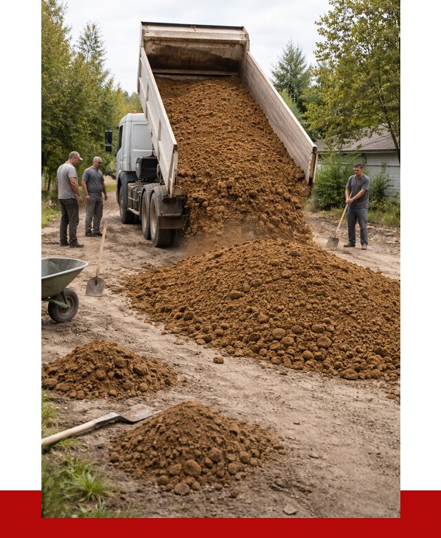 Купить суглинок с доставкой в Благовещенске от 2597 р. за куб | ПРОНЕРУДБгв