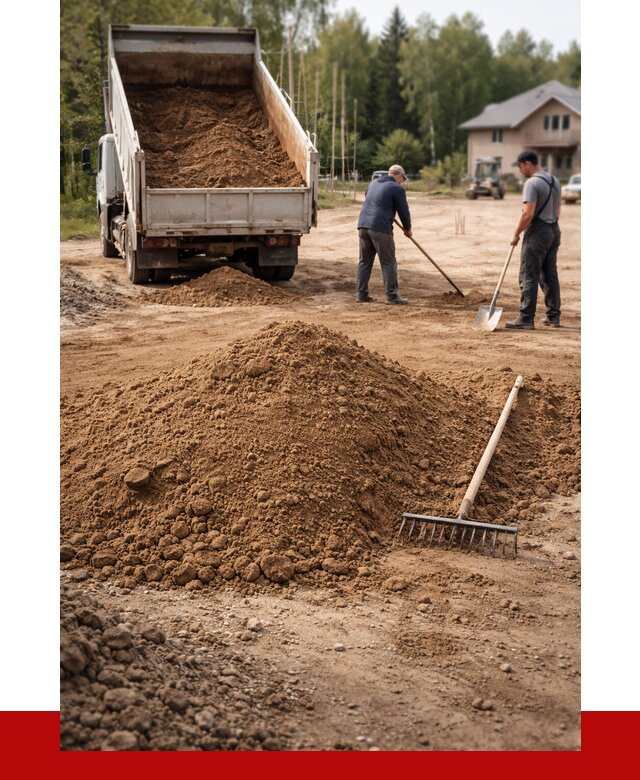 Суглинок для планировки в Благовещенске с доставкой от 4362 р. | ПРОНЕРУДБгв