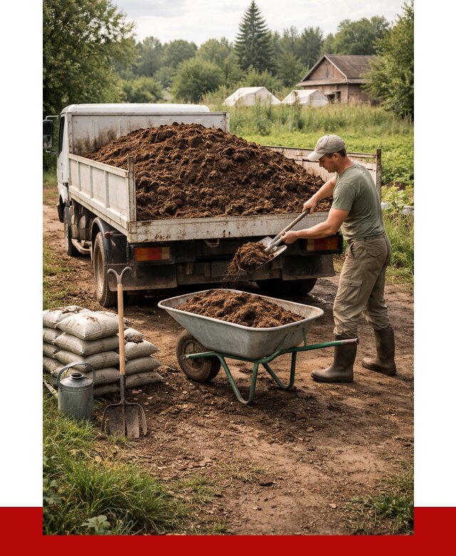 Купить коровий навоз с доставкой в Благовещенске от 1869 р. | ПРОНЕРУДБгв