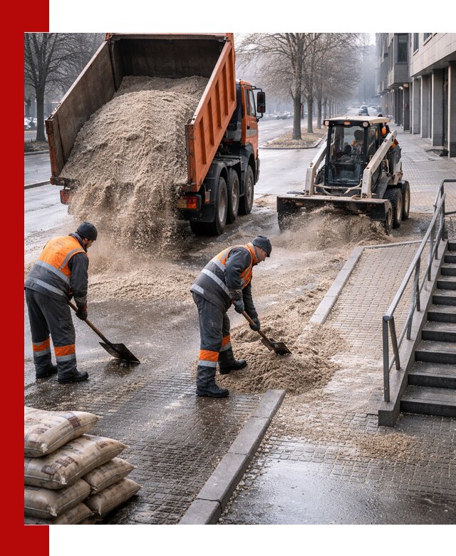 Поставка противогололедных материалов в Благовещенске