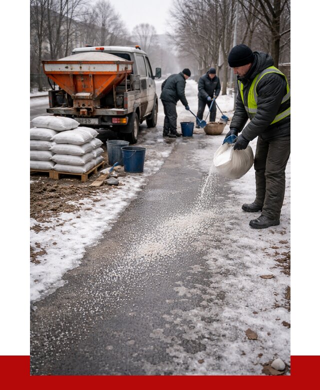 Реагент против гололеда в Благовещенске с доставкой от 4674 р. | ПРОНЕРУДБгв
