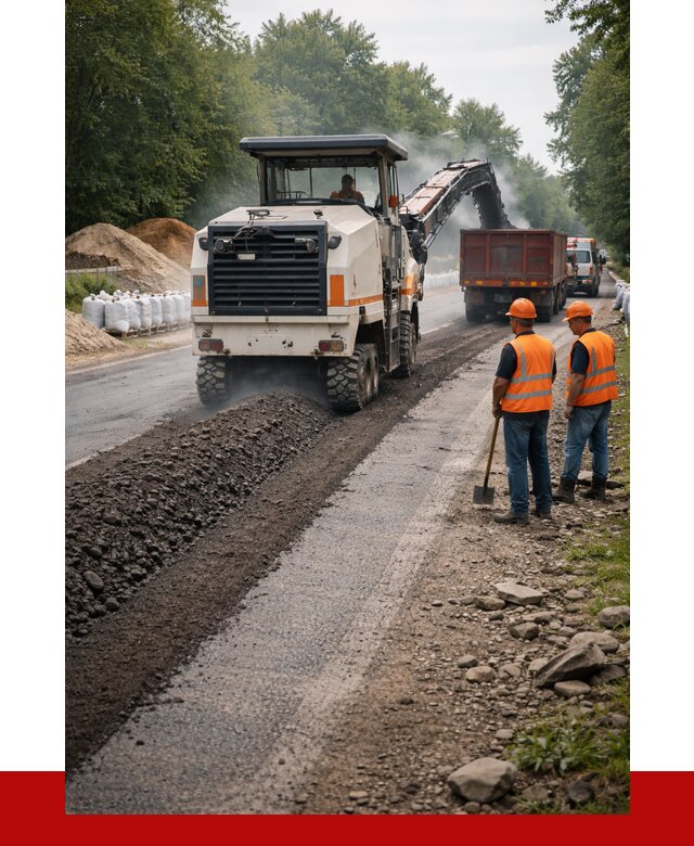 Фрезерованный асфальт в Благовещенске от 2285 р./куб. | ПРОНЕРУДБгв