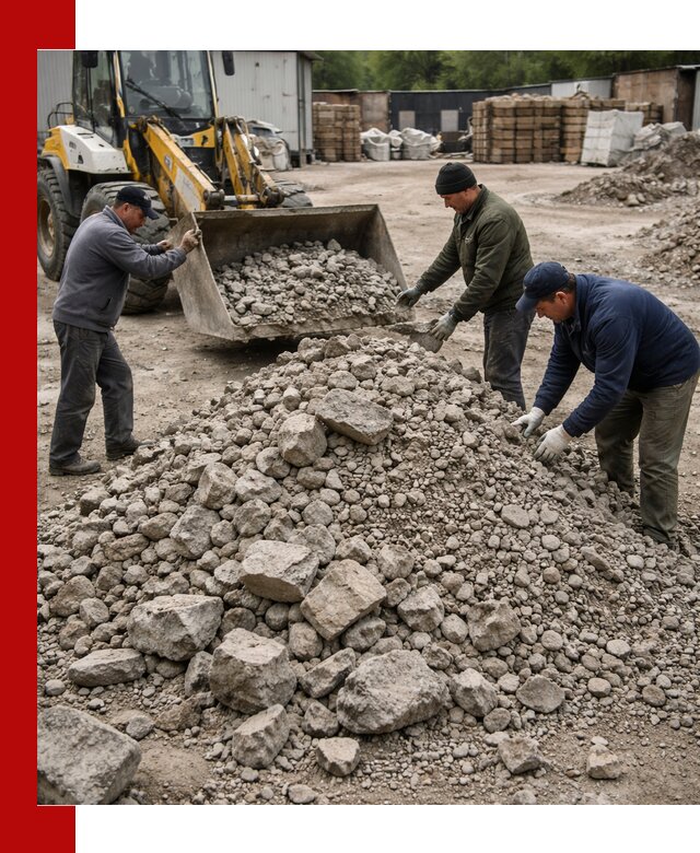 Демонтаж и вывоз бой бетона в Благовещенске