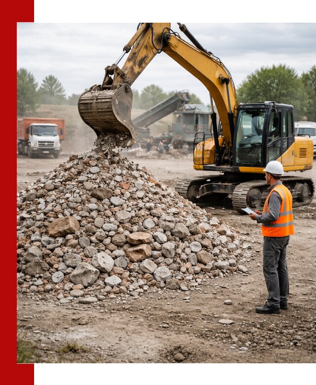 Доставка и вывоз строительного боя в Благовещенске