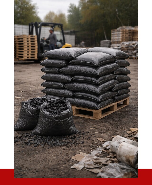 Купить уголь в мешках с доставкой в Благовещенске от 7790 р. | ПРОНЕРУДБгв